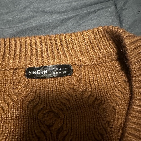 Perfect chic brown Shein sweater size M fits true to size - Picture 4 of 4